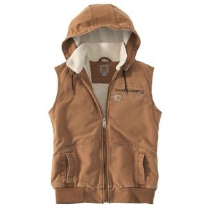 Carhartt Brown Weathered Duck Wildwood Vest